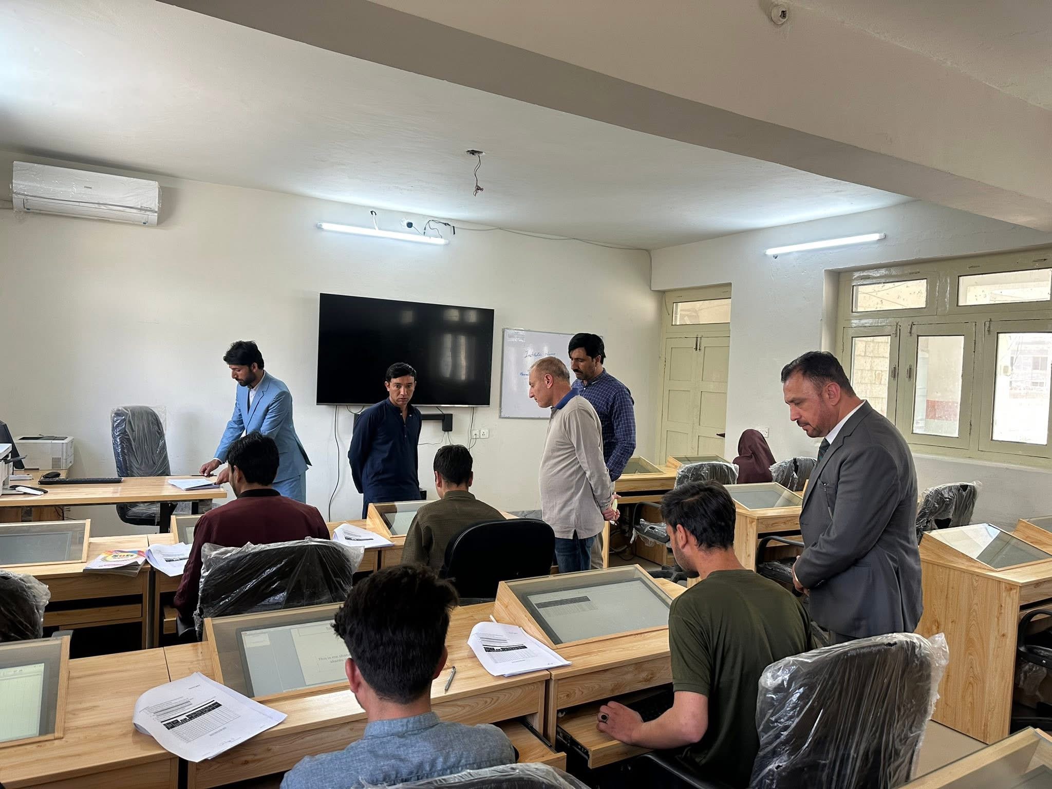 Honorable Mr. Abbas Haider, Director General (A&F) NAVTTC, paid a Special visit to GVTTC Skardu, accompanied by SSP Mr. Ishaq, Mr. Zakir (Director Agriculture skardu) and Mr. Muhammad Ali (Research Officer)